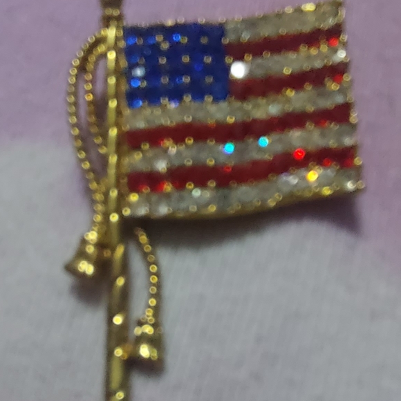Lot of 8 pins /brooches- American Flag - Picture 4 of 6